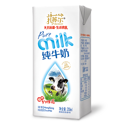 扎蘇爾純牛奶利樂(lè)包250ml早餐奶廠家批發(fā)代理營(yíng)養(yǎng)美味